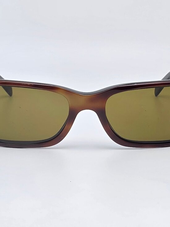 Chanel 5078 c 818/73 Tortoise Black Frame Green Lens Rectangular Sunglasses 54mm